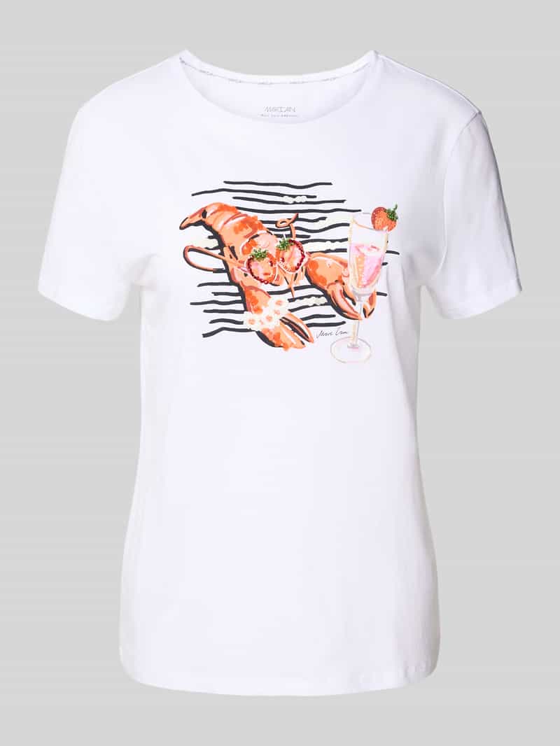 Marc Cain T-shirt met motiefprint