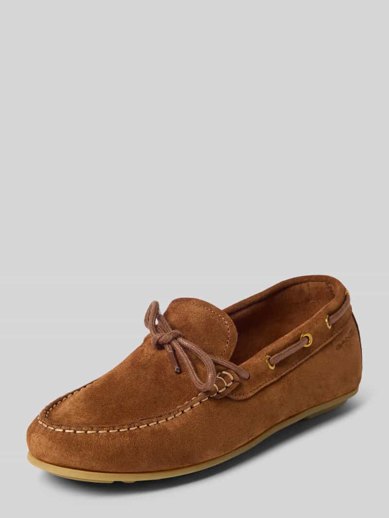 Mocassins van leer model 'Seabaya'