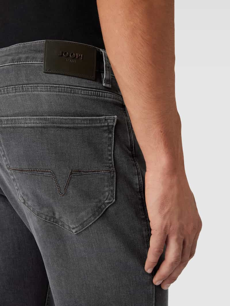 JOOP! JEANS Modern fit jeans met labeldetail model 'Mitch'