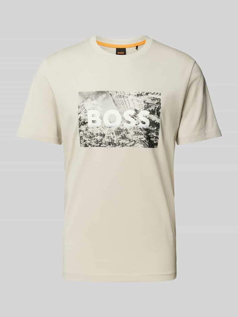 Boss Orange T-shirt met motiefprint