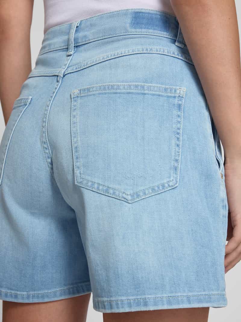 Rich & Royal Relaxed fit korte jeans met bandplooien
