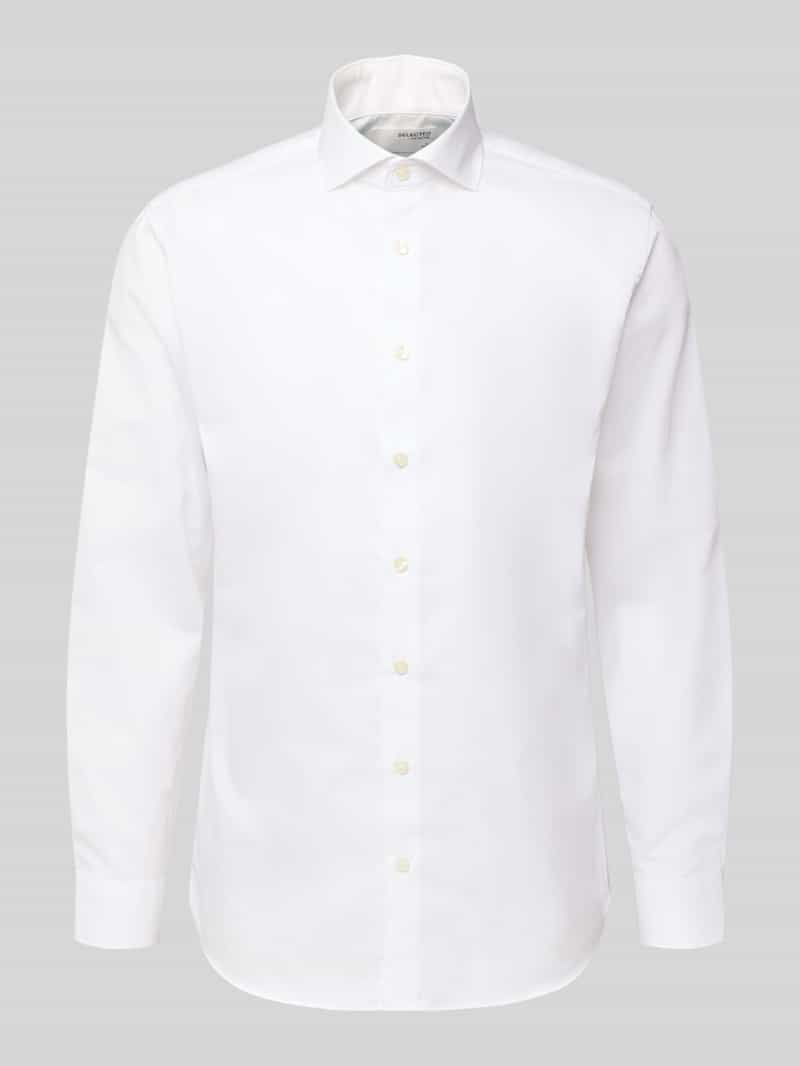 slim fit zakelijk hemd van katoen model 'Ethan'