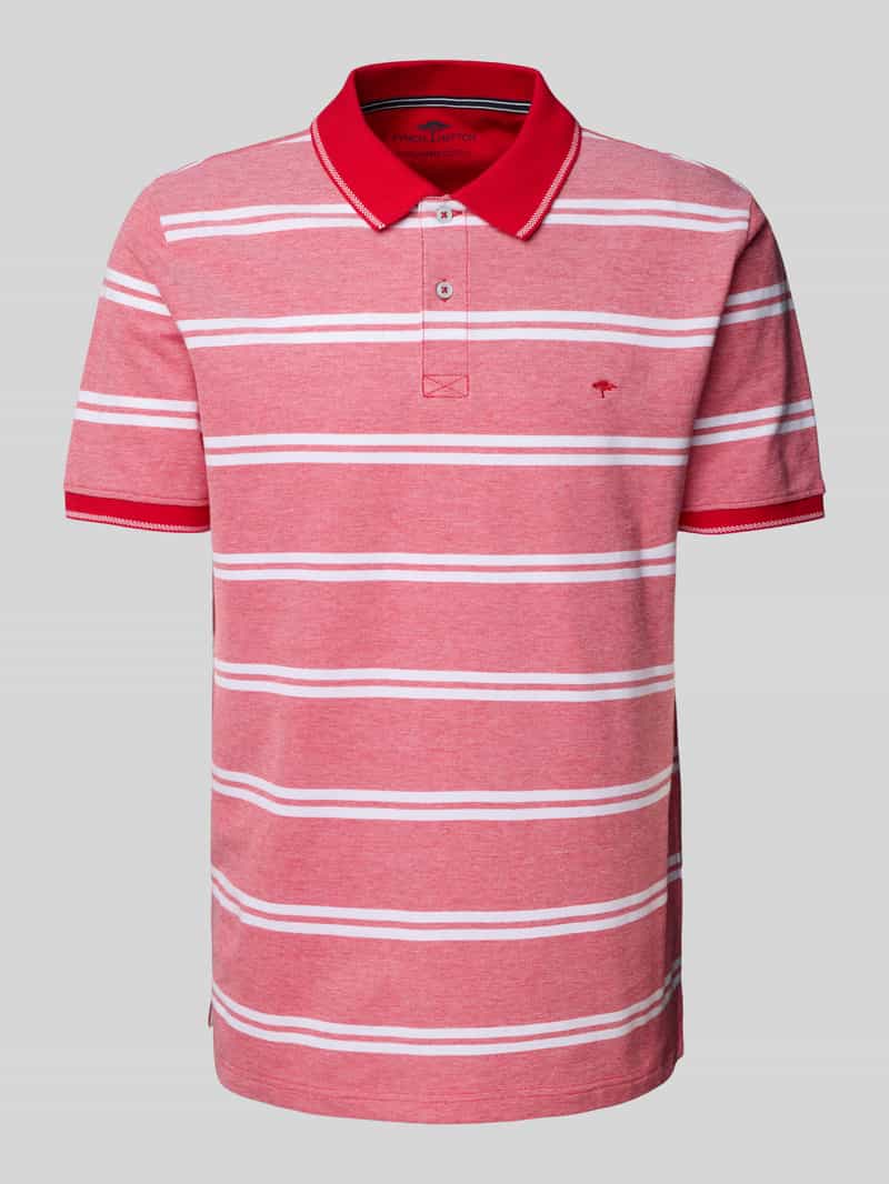 Regular fit poloshirt met logostitching