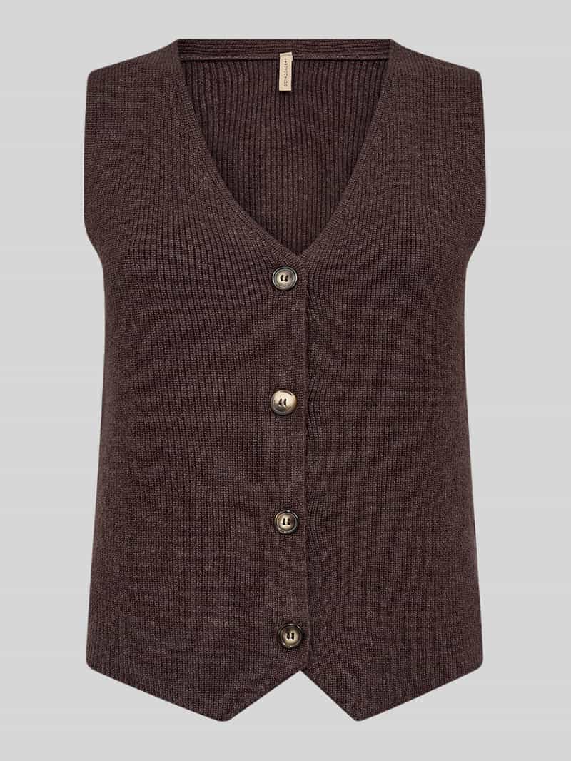 Soyaconcept Regular fit bodywarmer van viscosemix model 'KANITA'
