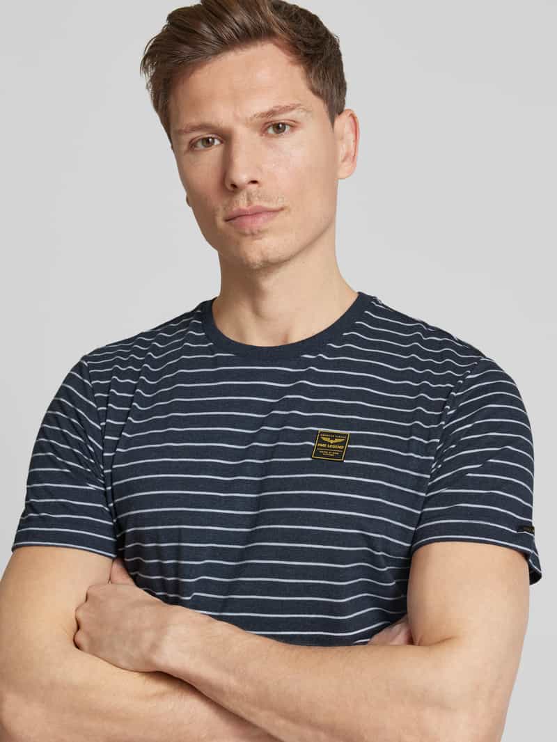 PME Legend T-shirt met labeldetail