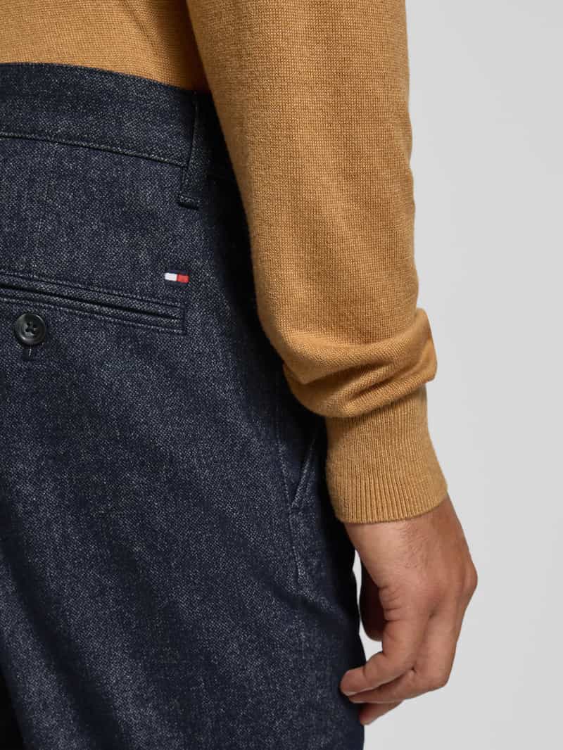 Tommy Hilfiger Slim fit stoffen broek van katoenmix model 'BLEECKER'
