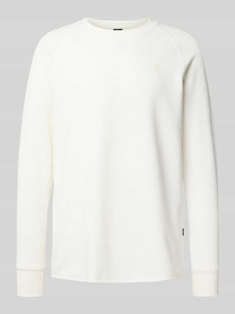 G-Star RAW Sweater Jirgi met label-detail op de borst