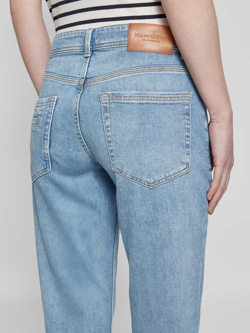 Marc O'Polo Korte boyfriend jeans in used-look model 'THEDA'