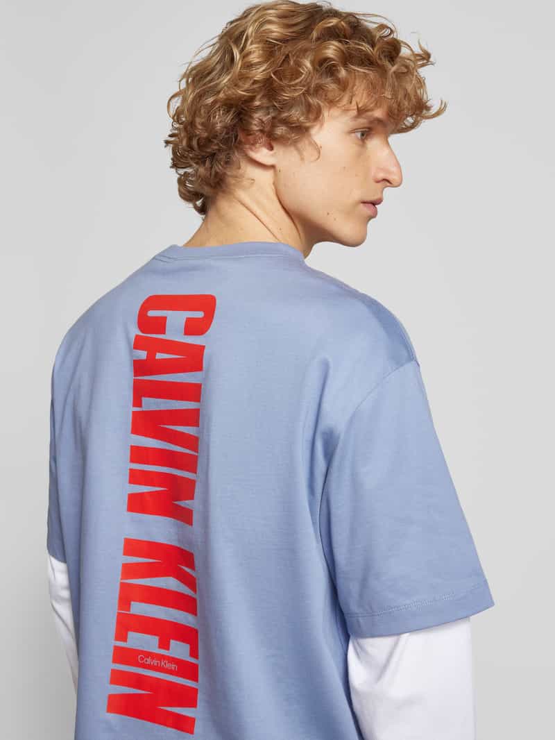 Calvin Klein Jeans Oversized T-shirt met labelprint