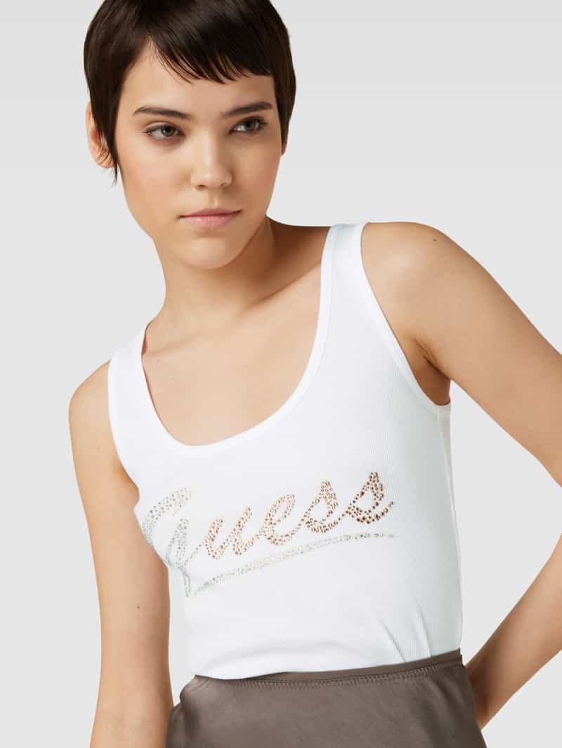 Guess Tanktop met labelprint