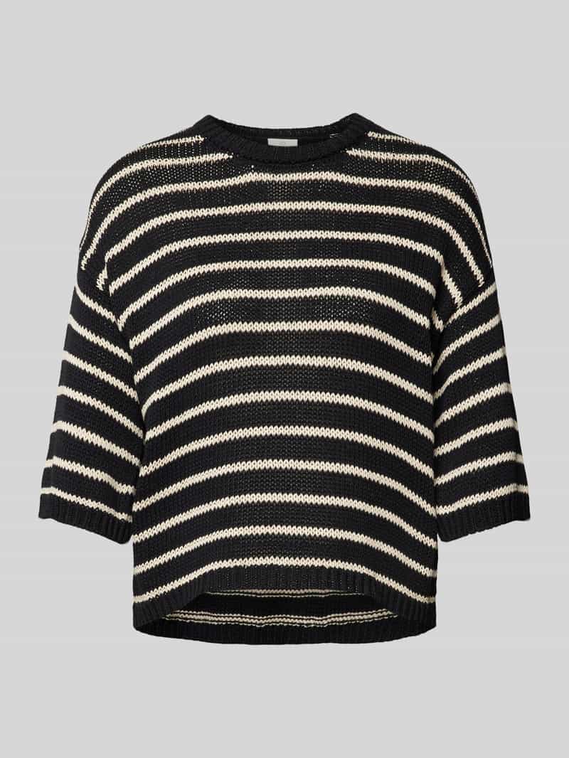 Kaffe Gebreide pullover met extra brede schouders model 'ysabel'
