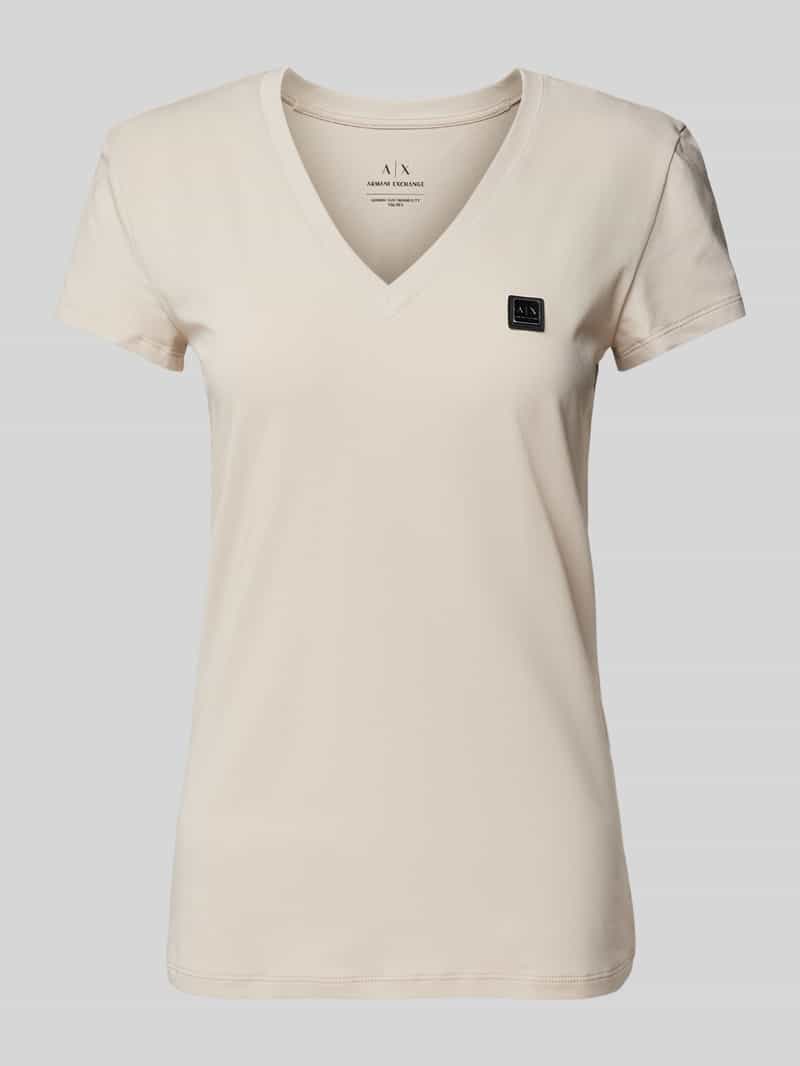Armani Exchange T-shirt met V-hals