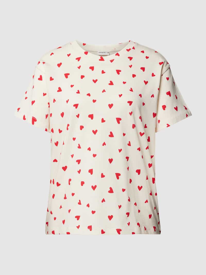 Pyjamabovendeel met all-over motiefprint Jake*s Casual