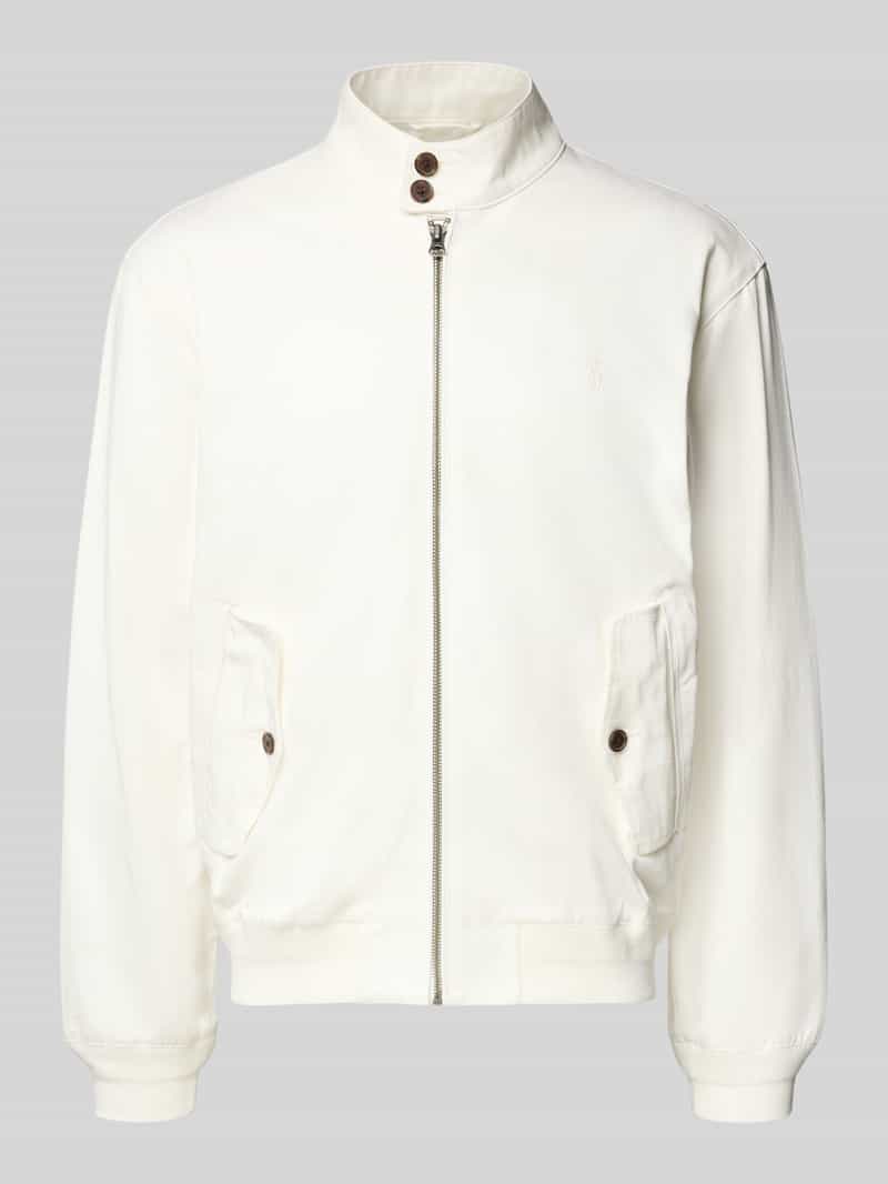 Polo Ralph Lauren Wndbreaker met opstaande kraag en labelstitching