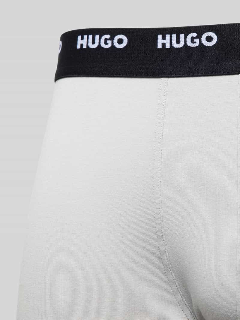 HUGO Boxershort met elastische band met label in een set van 5 stuks