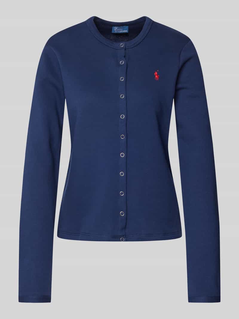 Polo Ralph Lauren Gebreide jacks met logostitching model 'TERRY'