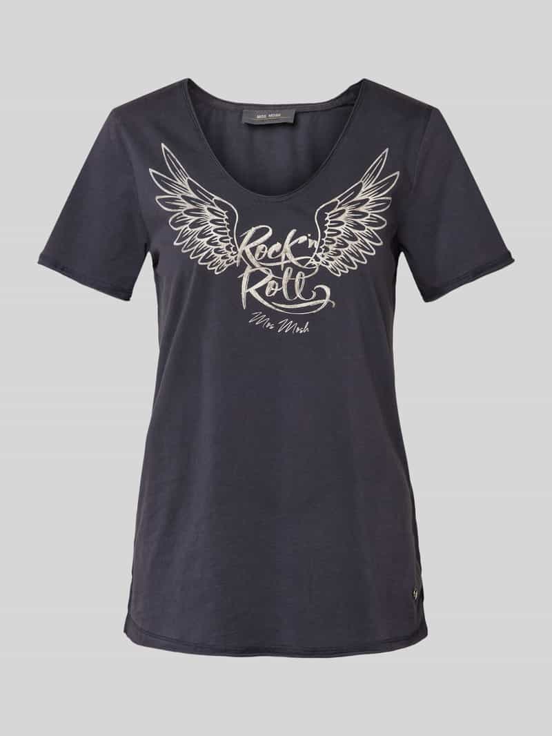 MOS MOSH T-shirt met ronde hals model 'Lula'