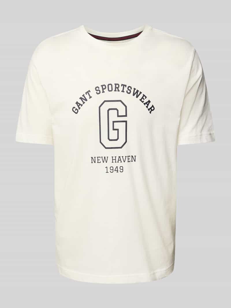 Gant T-shirt met labelprint
