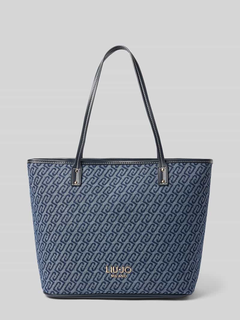 Liu Jo White Tote bag in denimlook, model 'Evrim'