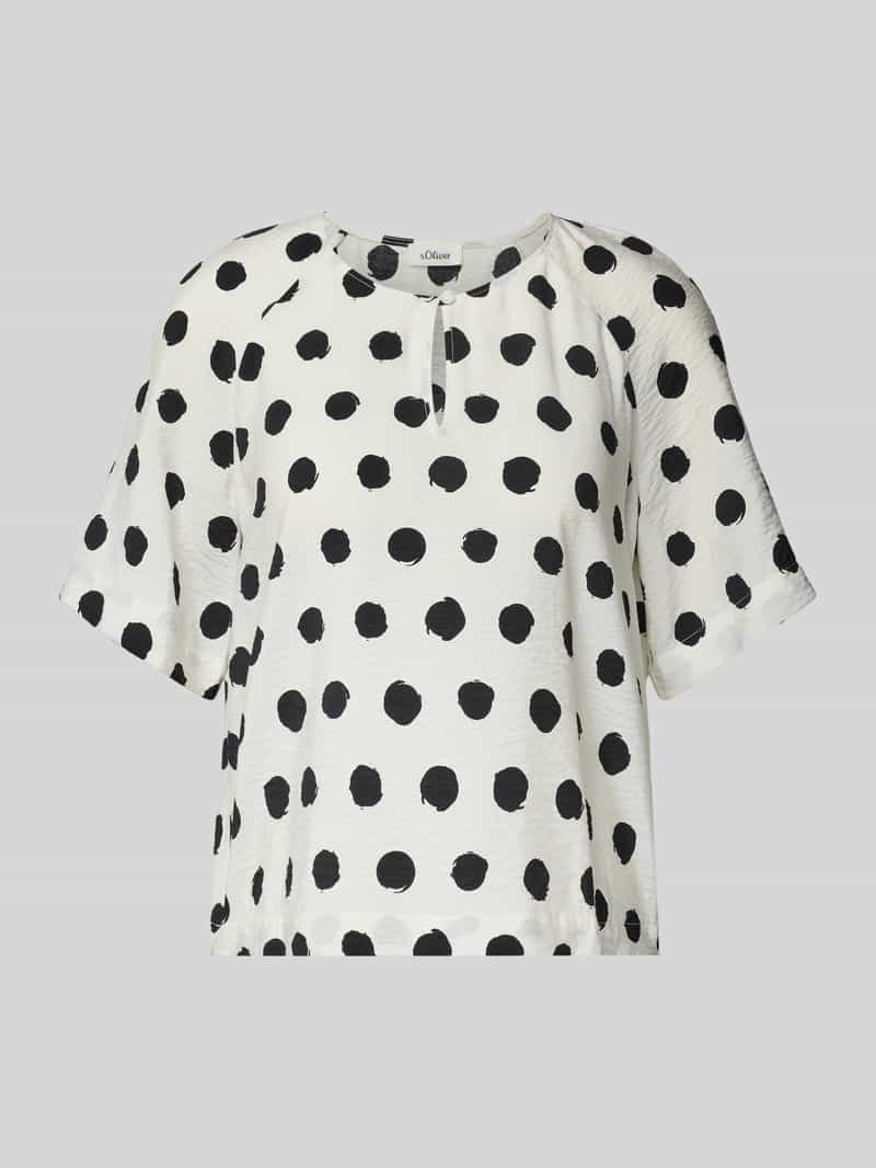 S.Oliver Blouse met korte mouwen met print all-over