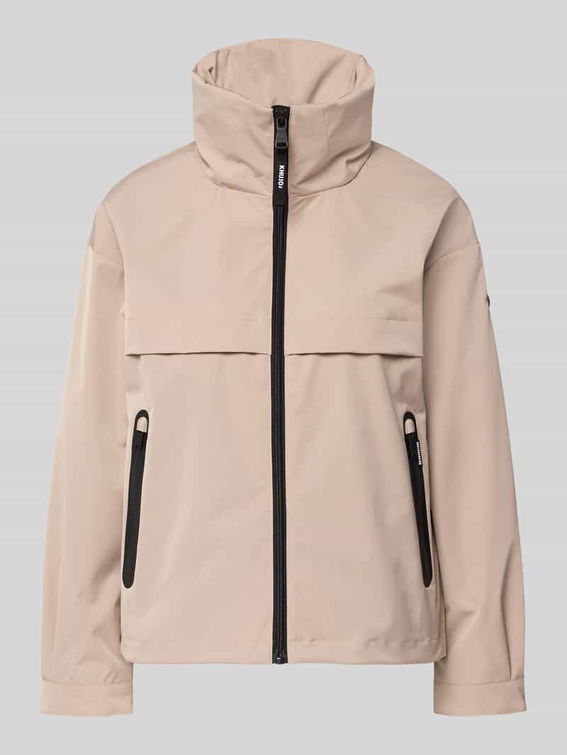 khujo Jacke mit Stehkragen in Beige, Größe XL 2053948XL