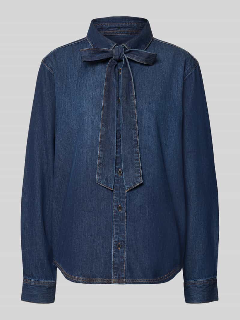 MYON regular fit jeansblouse van puur katoen