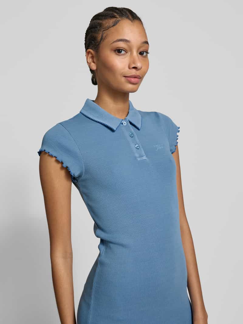Tommy Jeans Polojurk in riblook