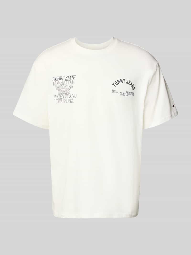 Tommy Jeans Regular fit T-shirt van puur katoen