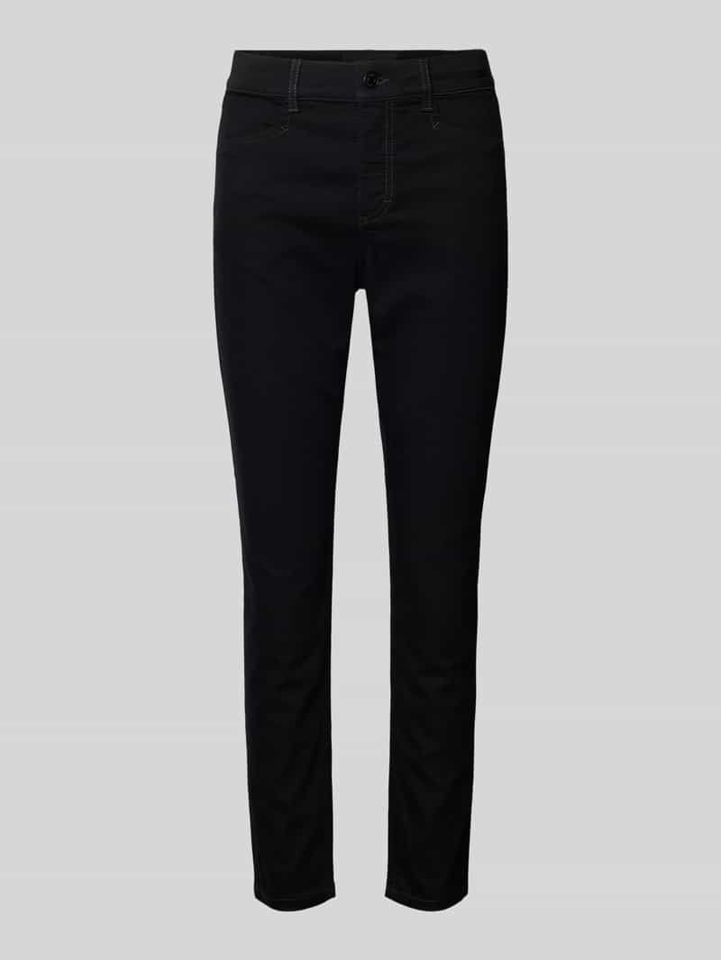 Angels Slim fit broek met siernaden model 'Ornella'