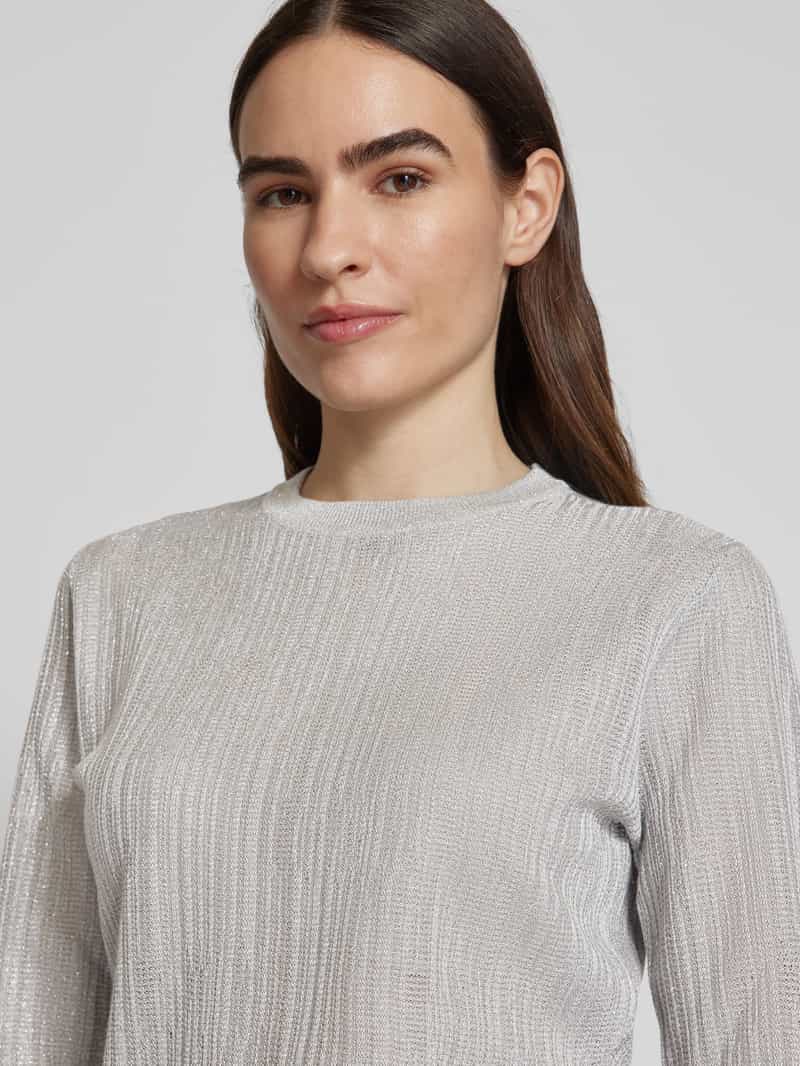 Armani Exchange Gebreide pullover met ronde hals