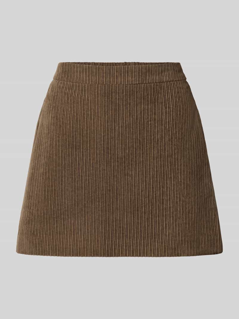 Pieces Uitlopende mini-rok met zijritssluiting model 'AUDRE'