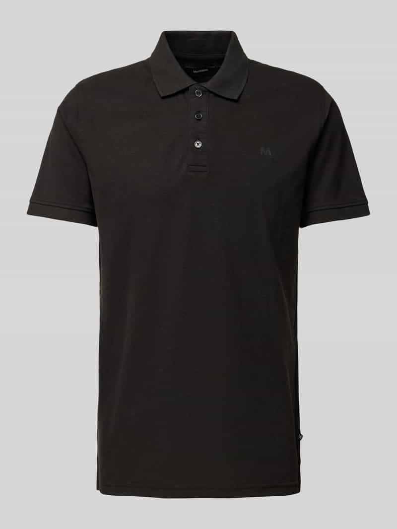 Matinique Poloshirt in gemêleerde look