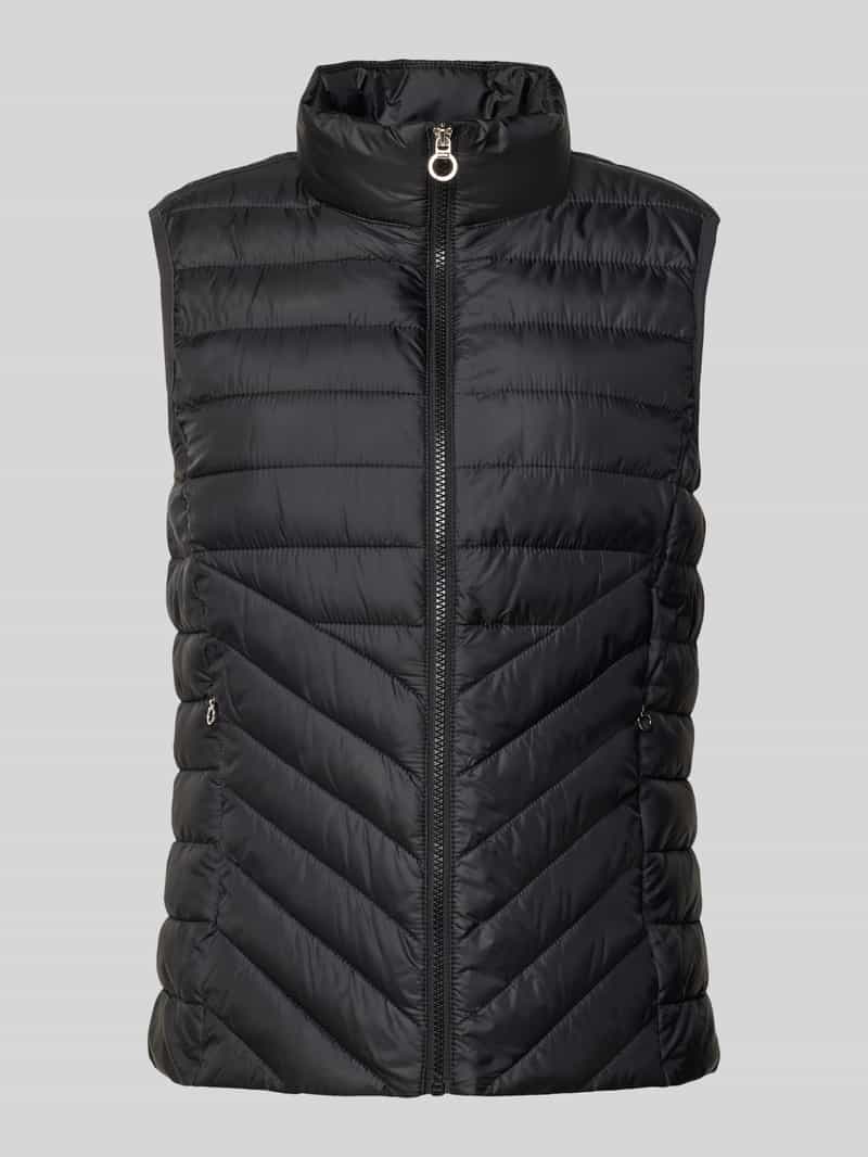 s.Oliver RED LABEL Slim fit bodywarmer met opstaande kraag