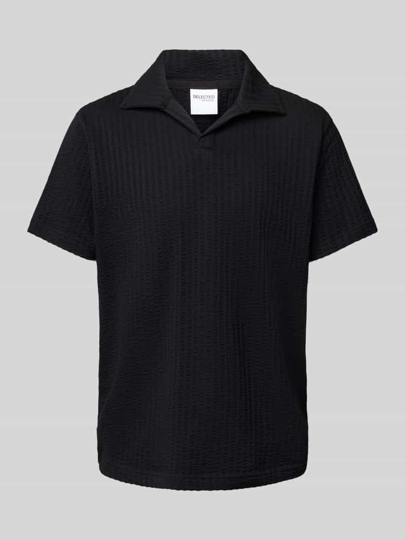 Selected Homme Regular fit poloshirt van katoenmix