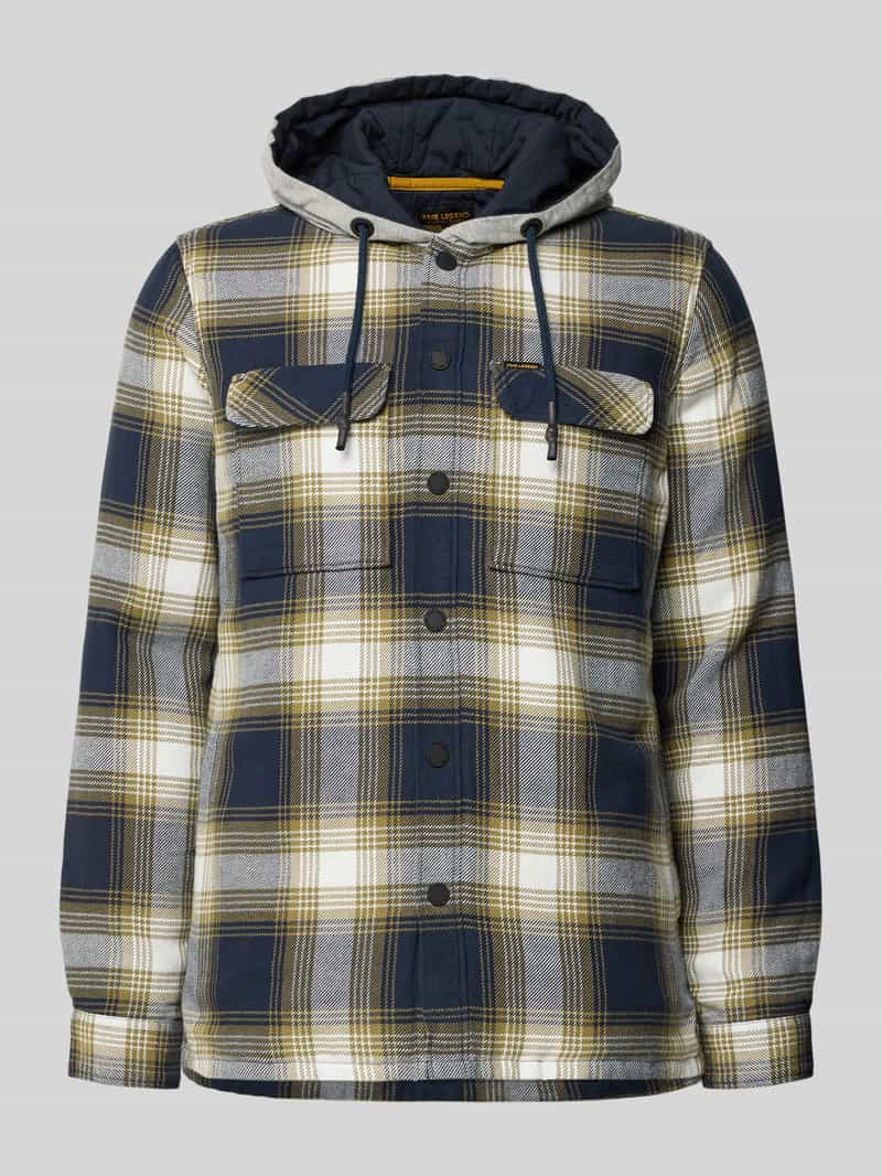 PME Legend Overhemdjack met drukknoopsluiting