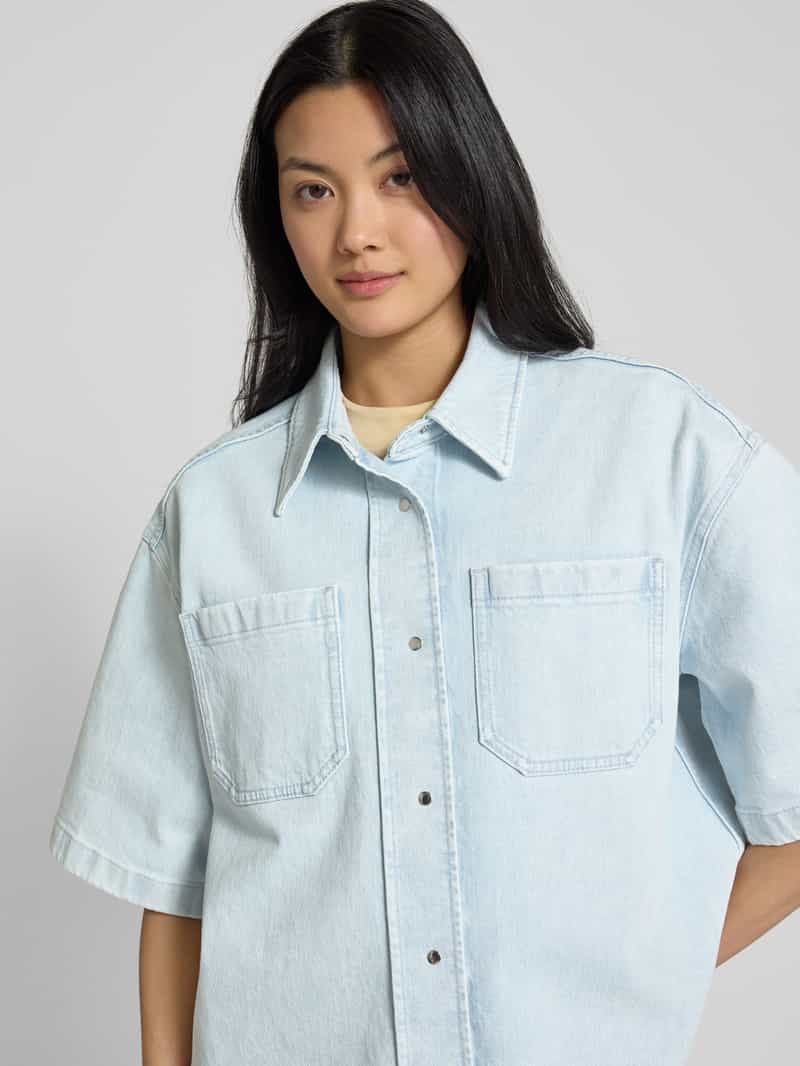 Ivy Oak Regular fit jeansblouse met borstzakken model 'ERICA'