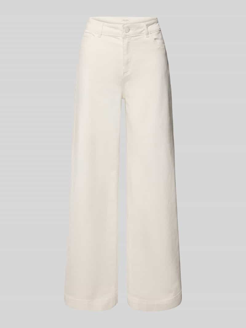Christian Berg Woman Flared cut jeans met steekzakken