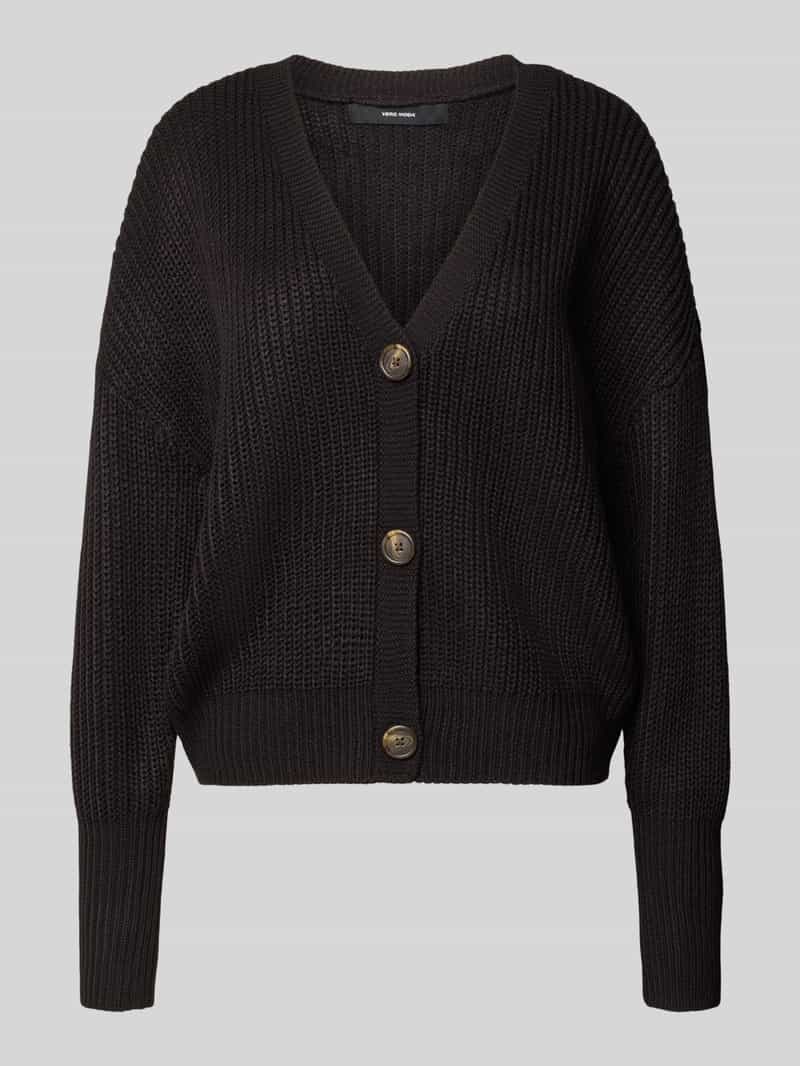 Vero Moda Loose fit gebreid jack met sierknopen model 'LEA'