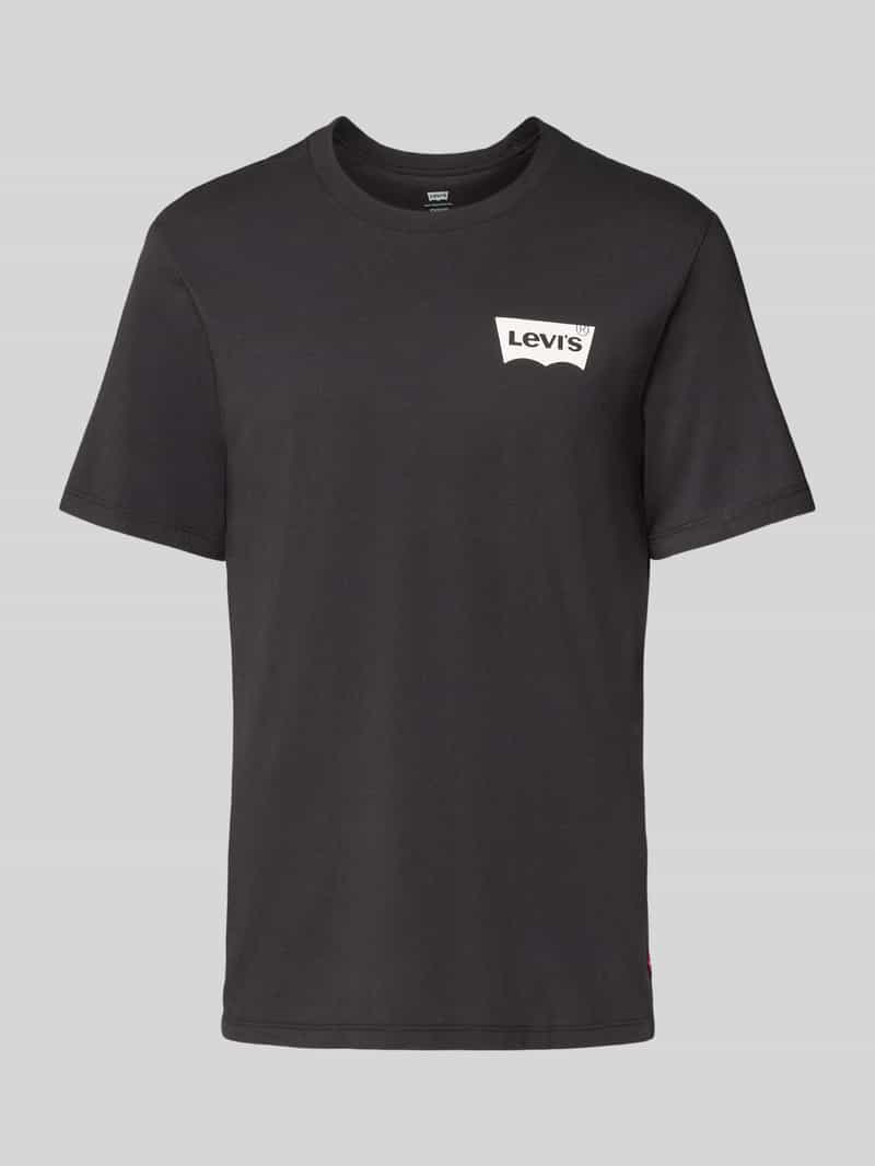 Levi's T-shirt met labelprint