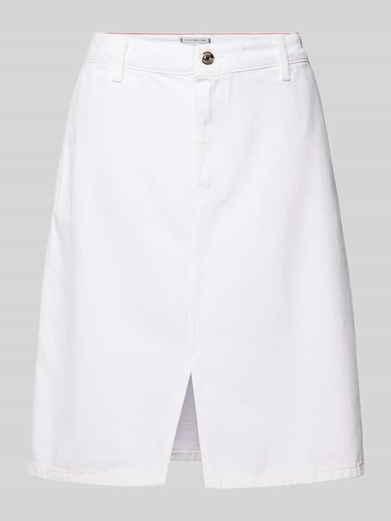 Tommy Hilfiger Nauwsluitende jeansrok met loopsplit