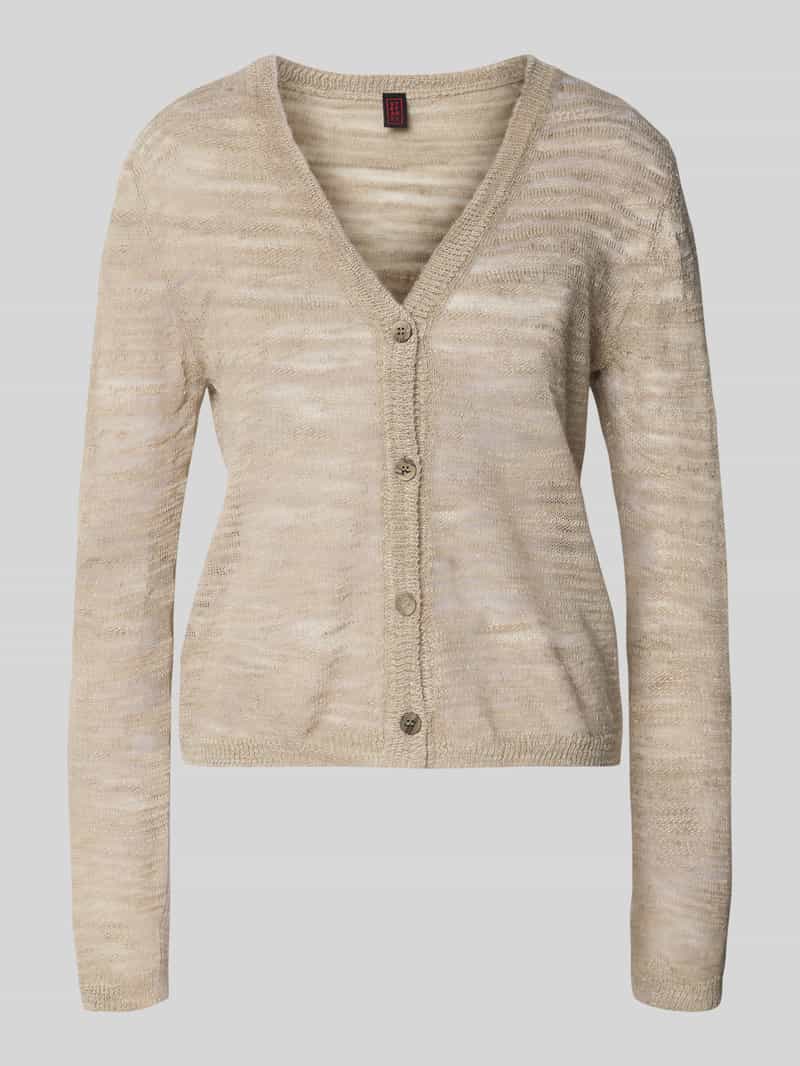 Stefanel Gebreid jack met V-hals model 'LINO'
