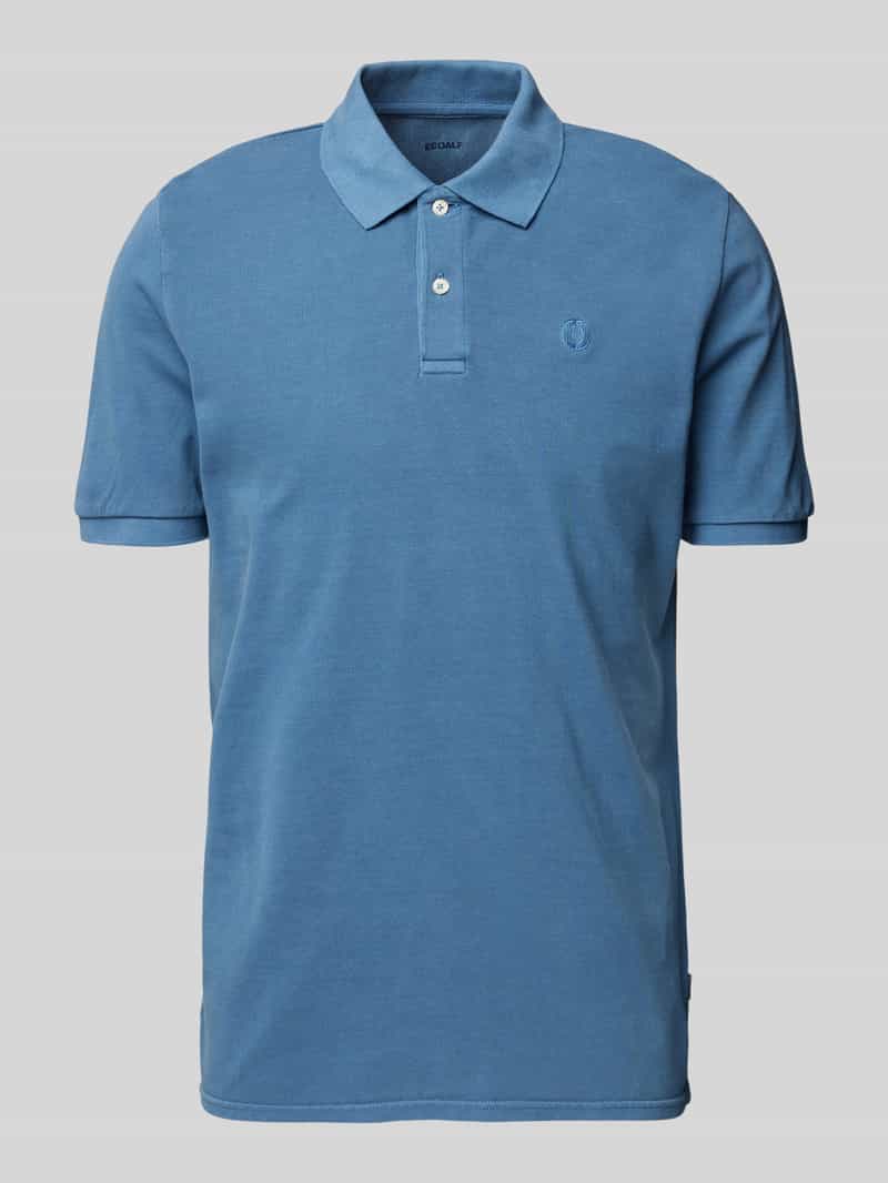 ECOALF Regular fit poloshirt met logostitching model 'TEDANALF'