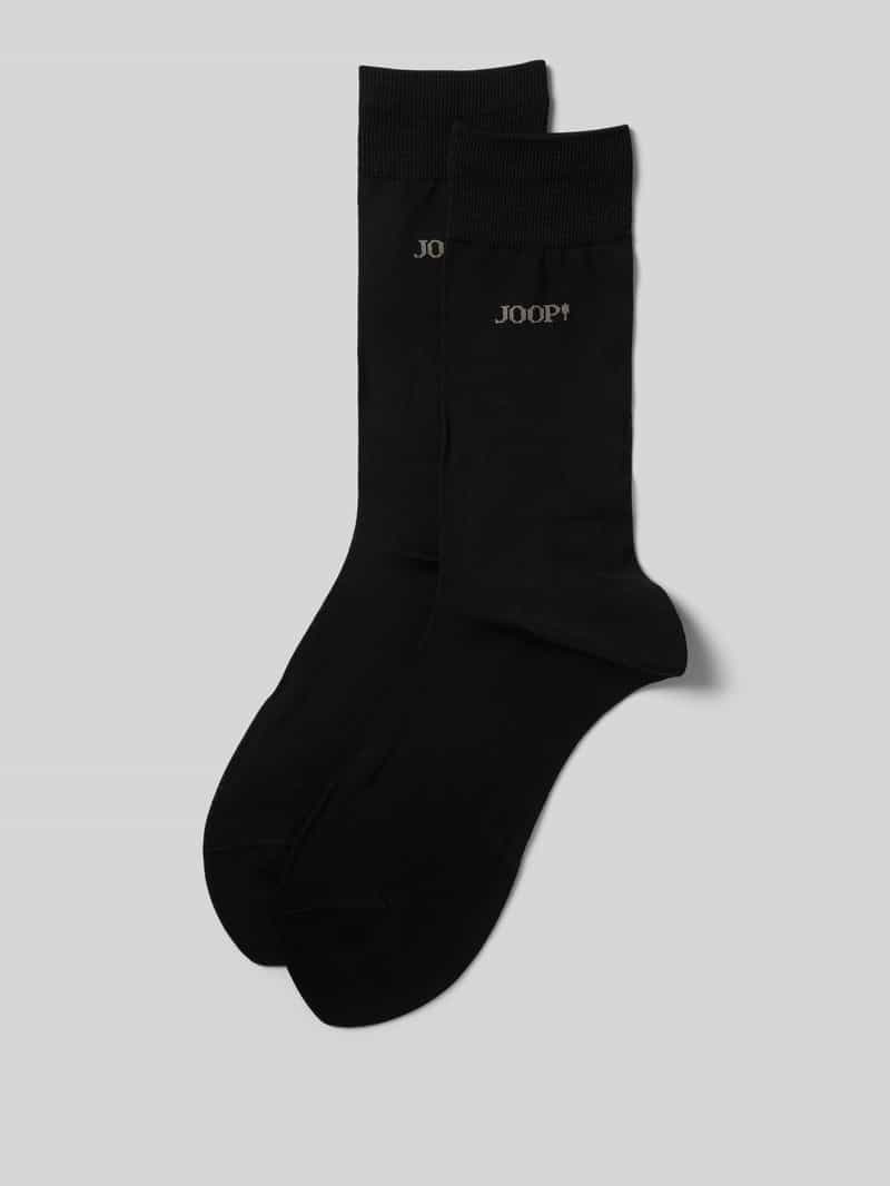 JOOP! Collection Sokken met logodetail model 'PREMIUM ESSENTIAL'