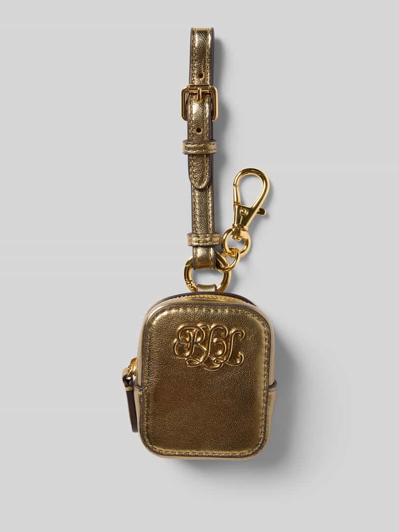 Lauren Ralph Lauren Sleutelhanger van schapenleer met karabijnsluiting
