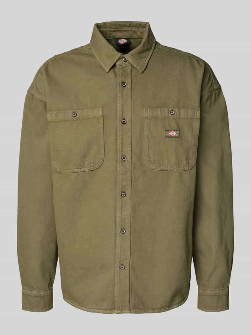 Dickies Relaxed fit jeansoverhemd met borstzakken model 'HOUSTON'