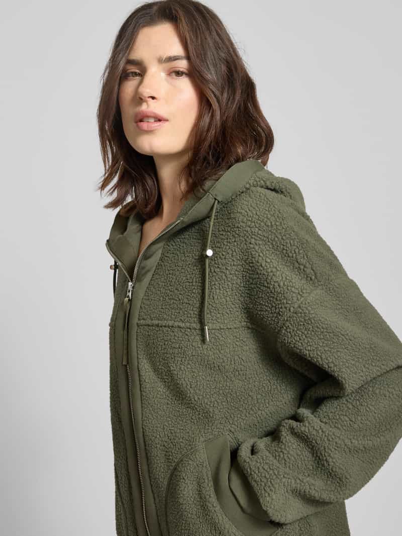 Varley Relaxed fit fleecejack met capuchon model 'FEY'