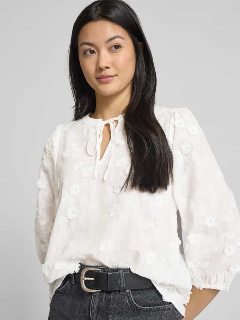 FREE QUENT Regular fit blouse met structuurmotief model 'Darana'