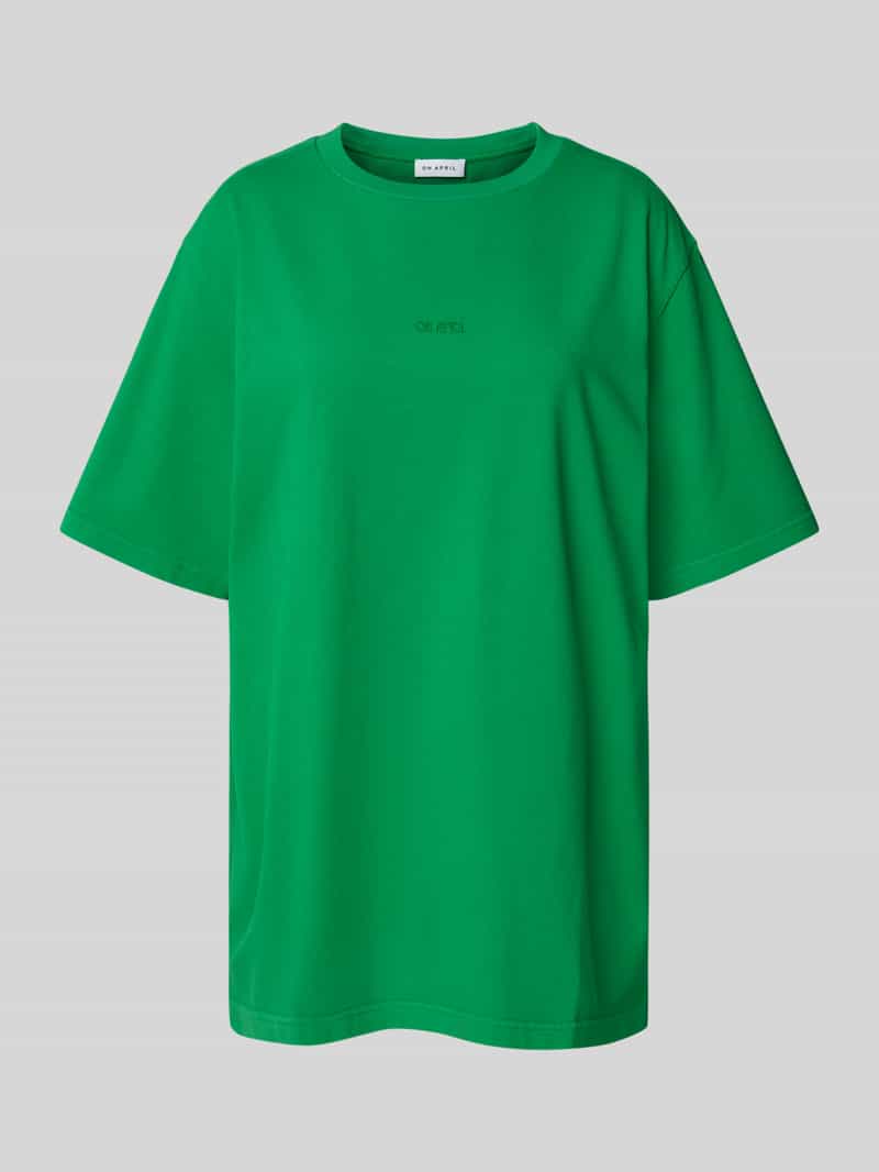 OH APRIL T-shirt met labelstitching model 'Blooming Club'