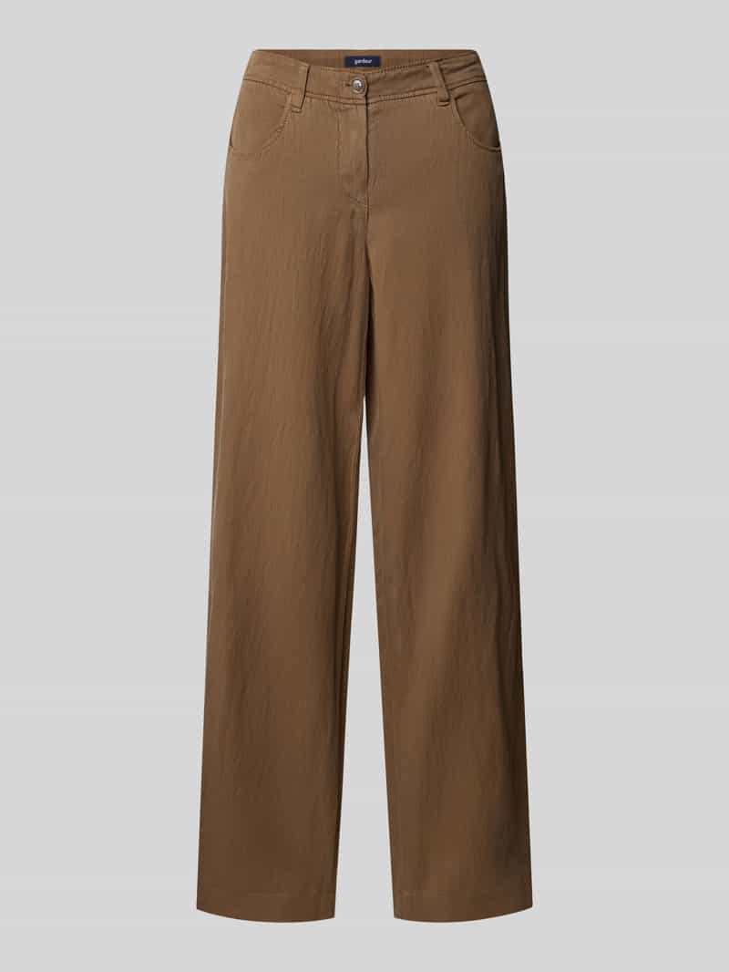 Gardeur Broek van lyocellmix met steekzakken
