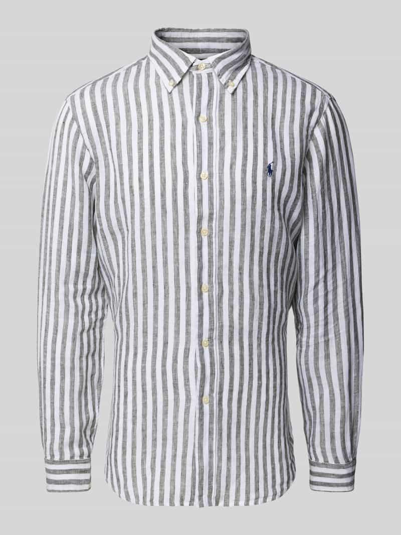 Polo Ralph Lauren Custom fit linnen overhemd met button-downkraag